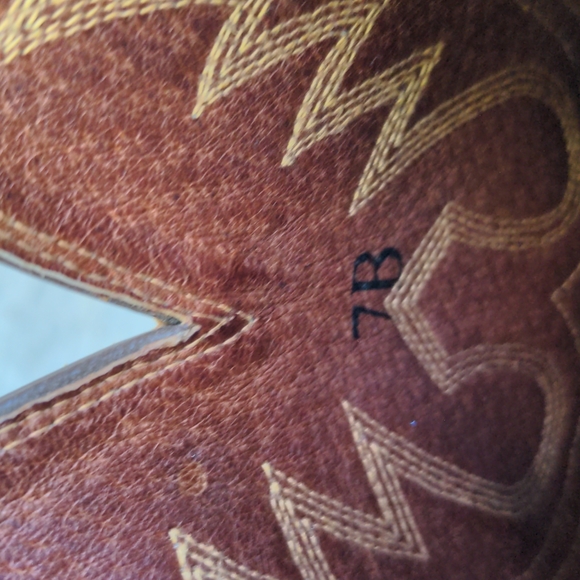 Ariat Women's Heritage Distressed Brown Western Boots Size 7B - Picture 12 of 16